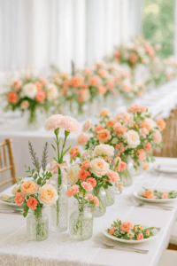 Günstige Hochzeitsdeko mit Vintage Vasen