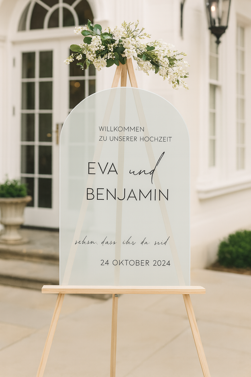 Acryl Willkommensschild