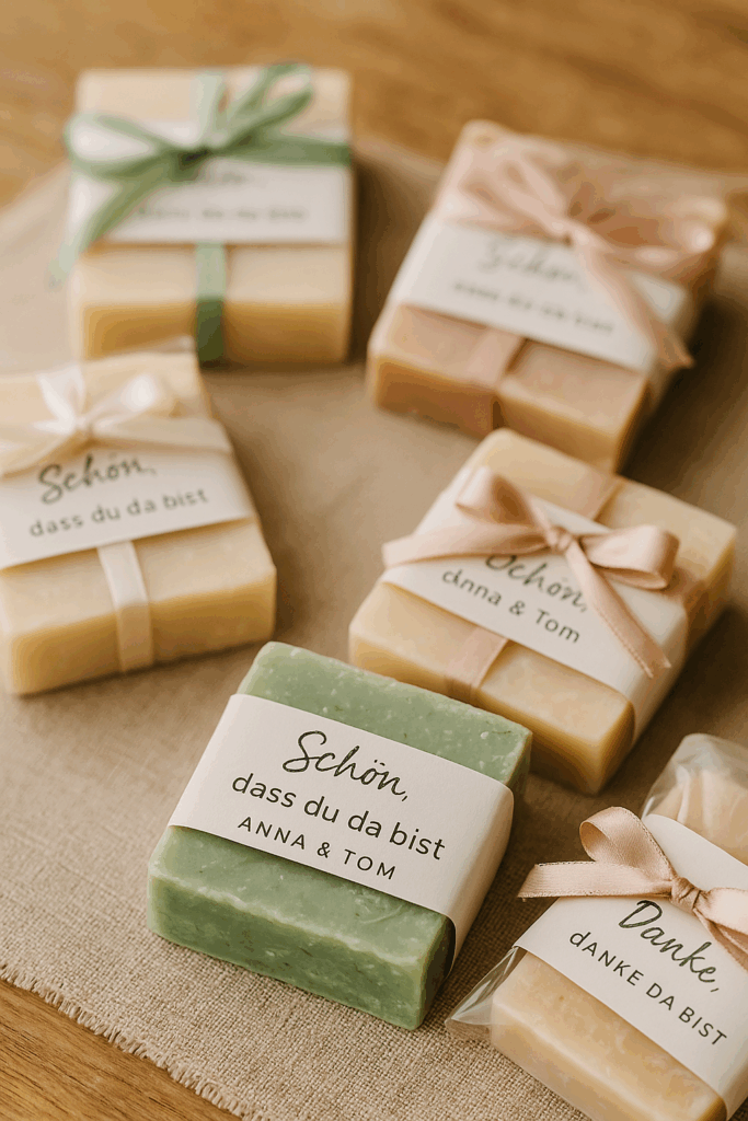DIY Hochzeit Gastgeschenk Seife